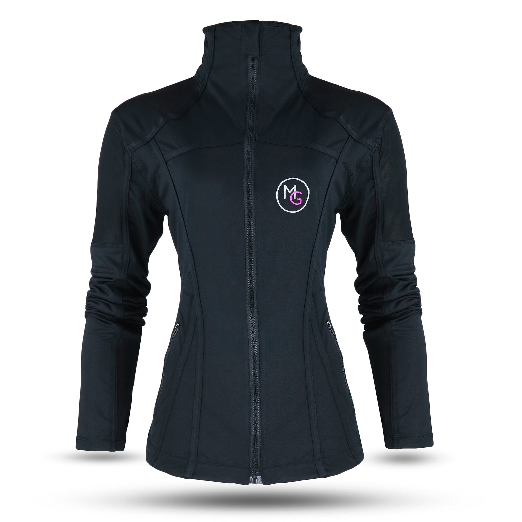 ***ELITE COLLECTION** Black Jacket Styled with Mesh Inserts