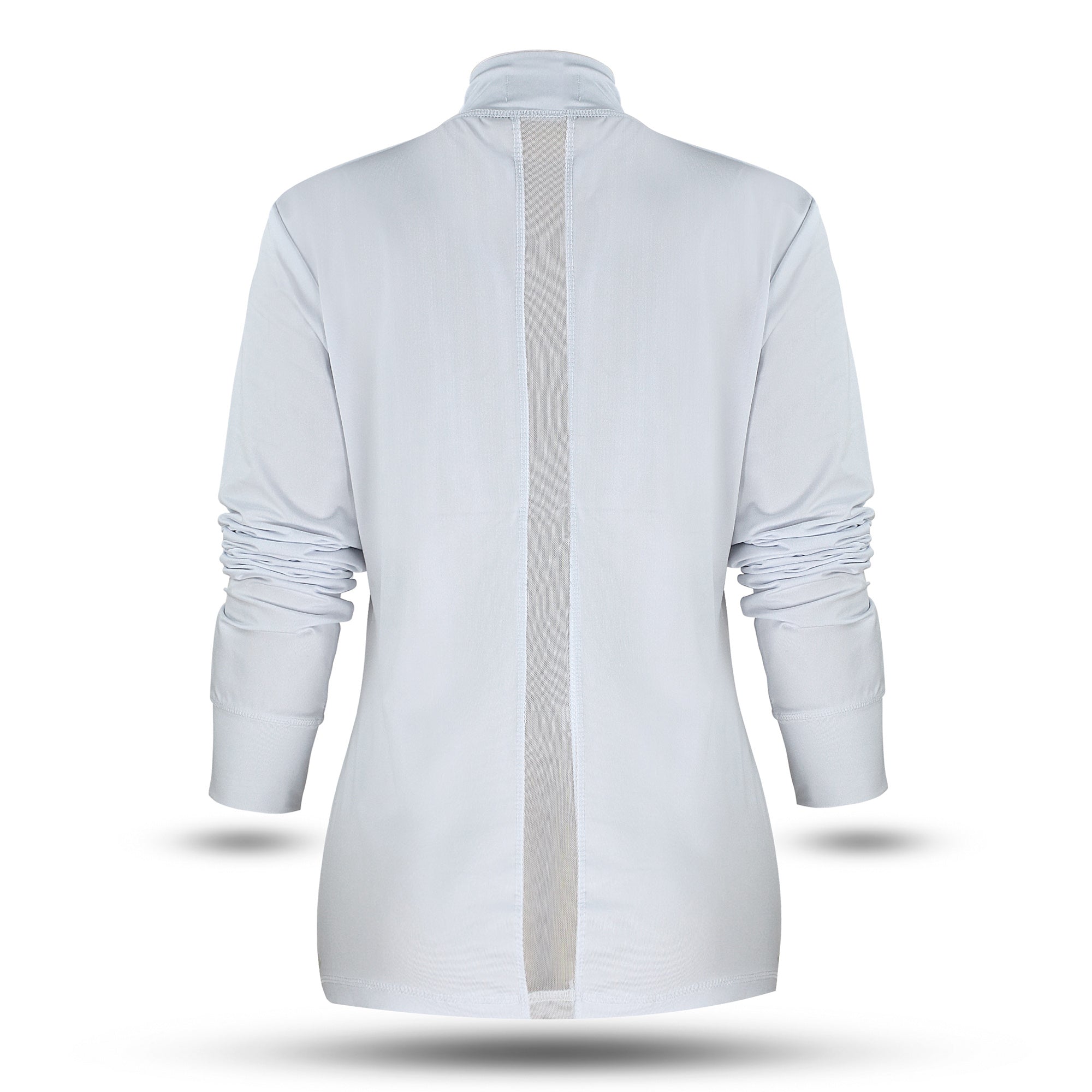 ***ELITE COLLECTION**** White Jacket Styled with Mesh Inserts