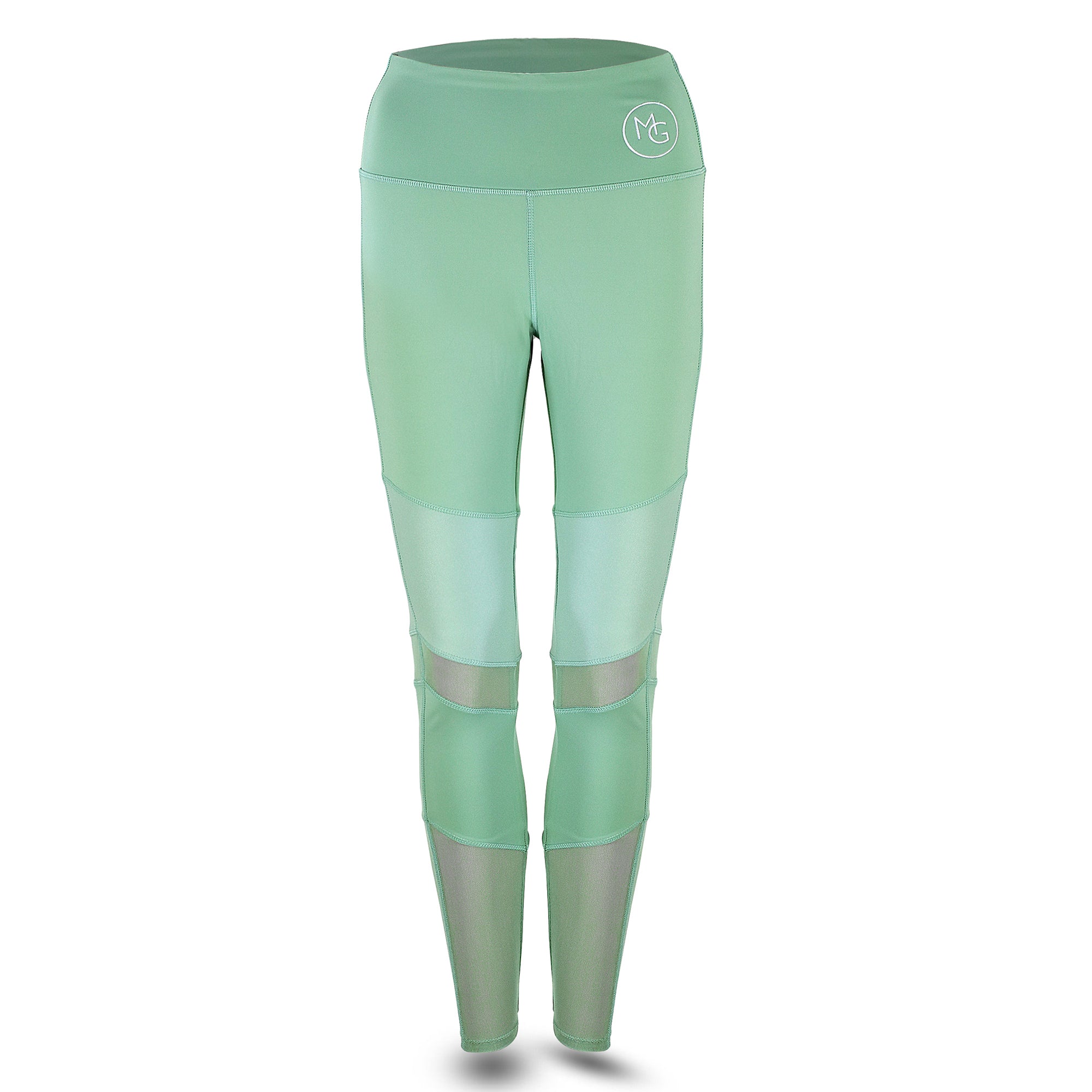 ELITE COLLECTION*** On-Trend Sage Leggings with Leather-Look and – Made  Girl